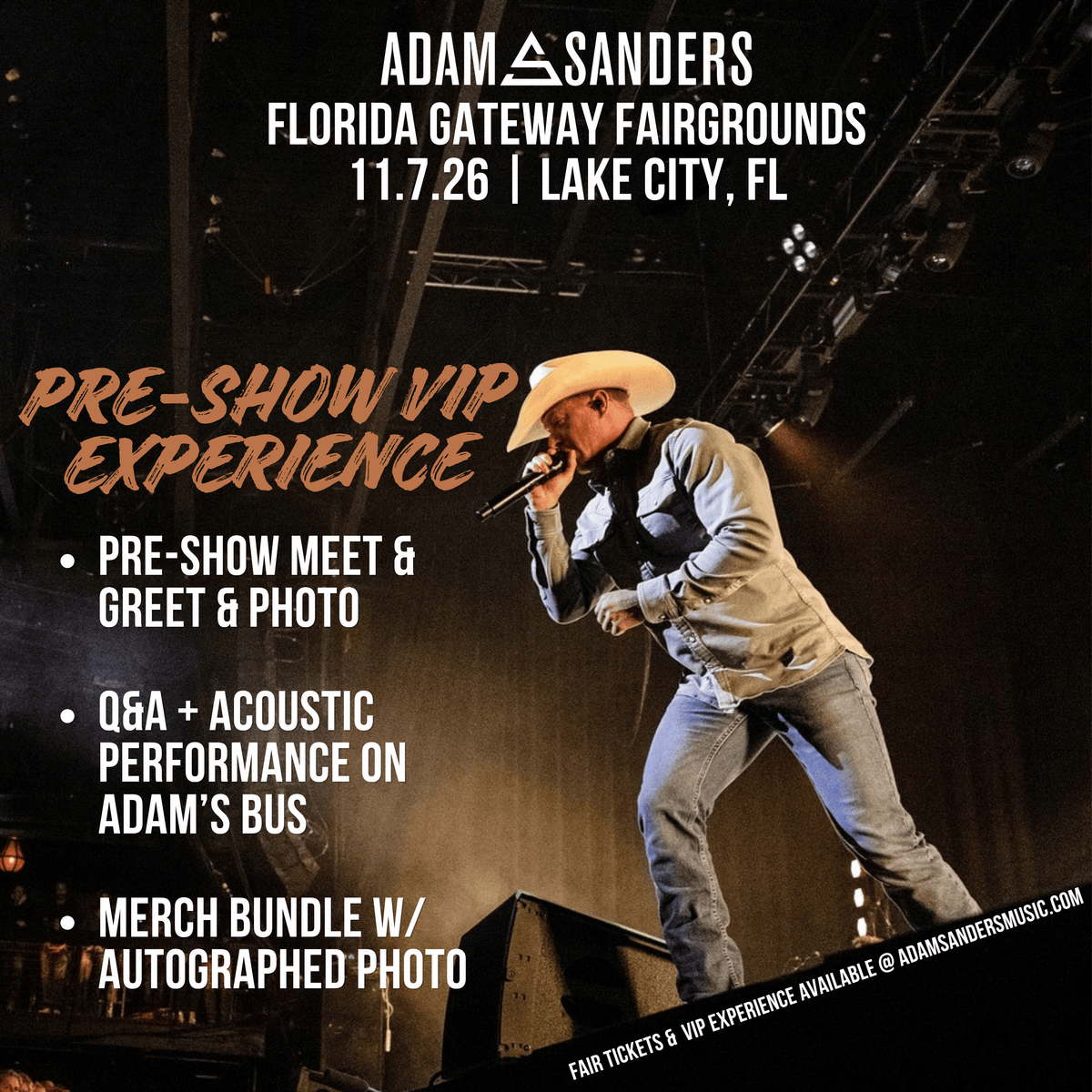 Adam Sanders VIP Experience